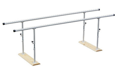 Paralela plegable 2m regulable en altura ancho especial (silla de ruedas)
