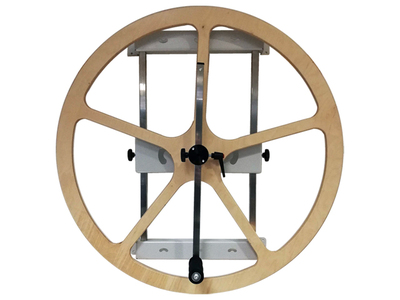 Rueda de hombro con aro integral de madera