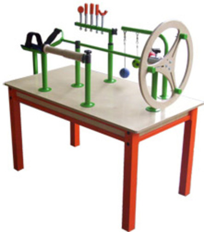 Mesa de manos metálica infantil