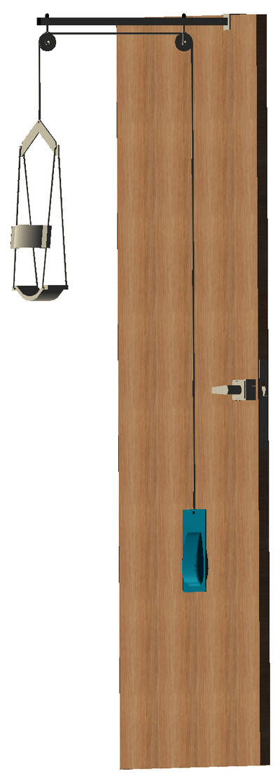 Tracción cervical adaptable a puerta