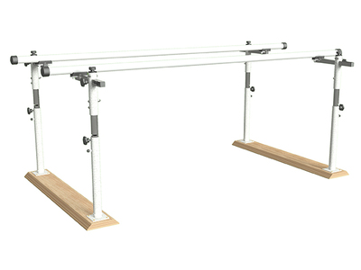 Paralela plegable regulable en altura y anchura 2'5m.